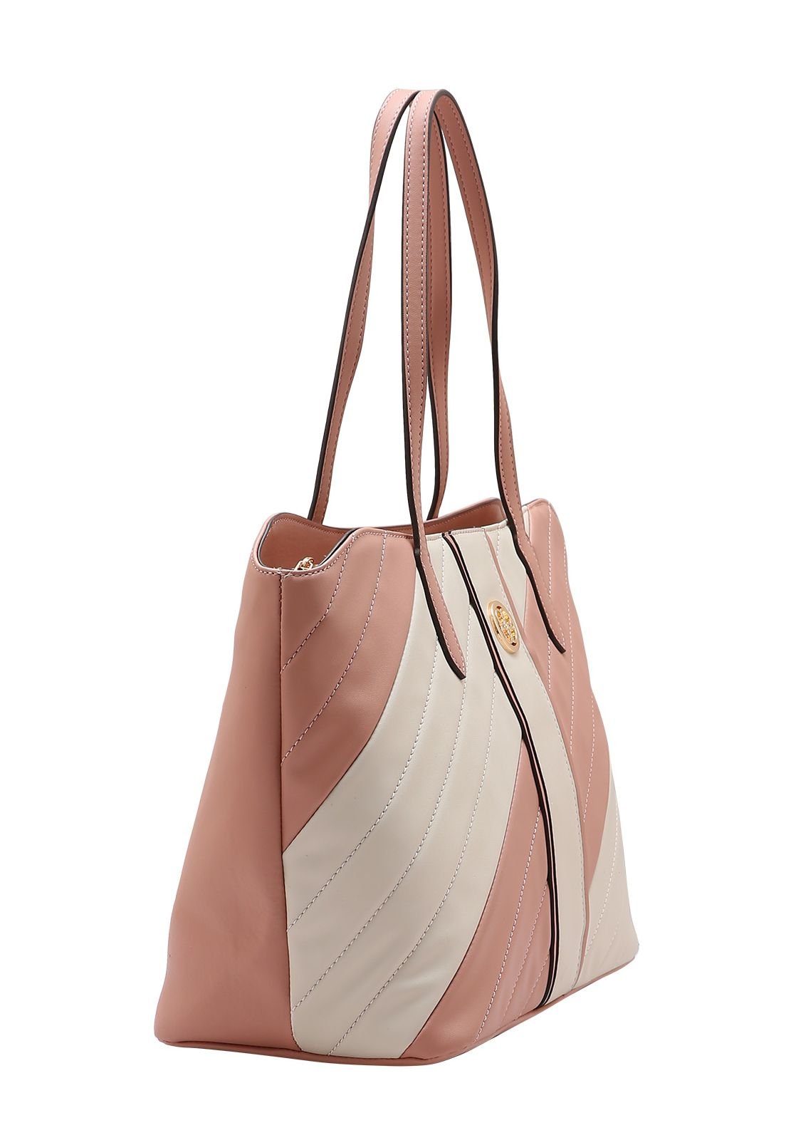 Bolsa Feminina Chenson Matelassê Diagonal 3485247 Rosa 2