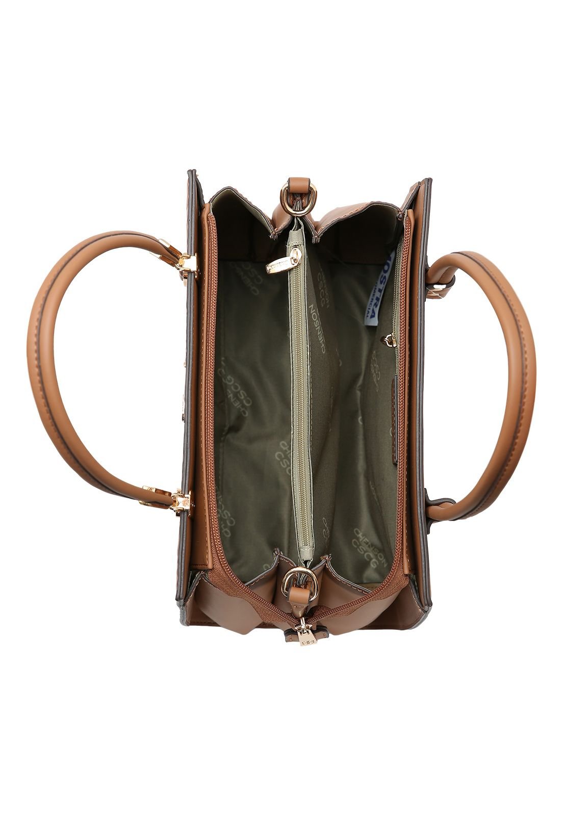 Bolsa Feminina Chenson Geométrico 3485260 Bege 4