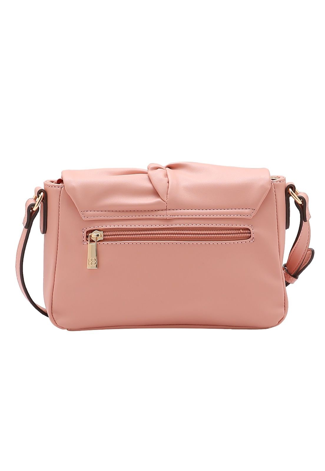 Bolsa Feminina Chenson Detalhe Franzido 3485255 Rosa 3
