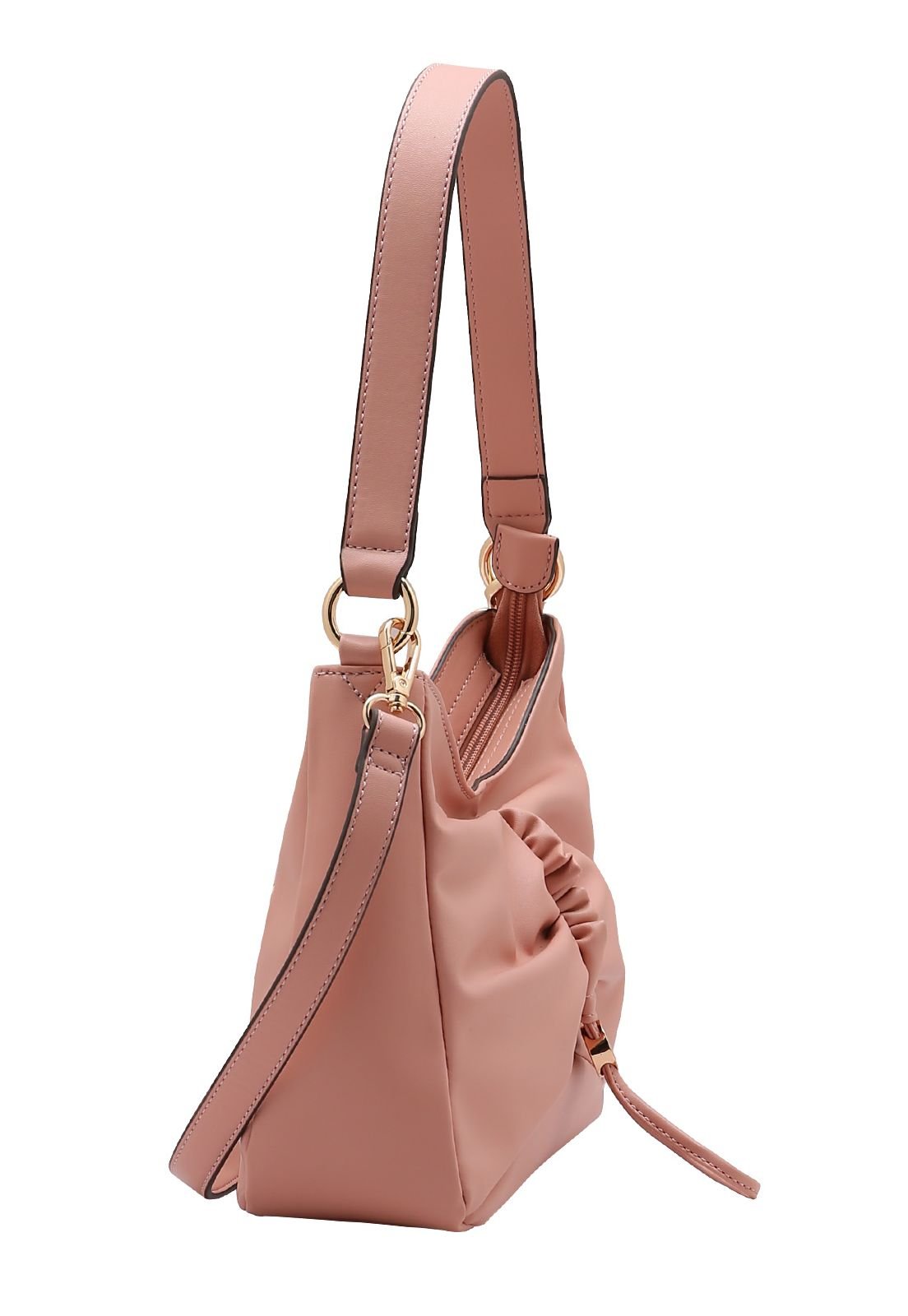 Bolsa Feminina Chenson Detalhe Franzido 3485254 Rosa 2