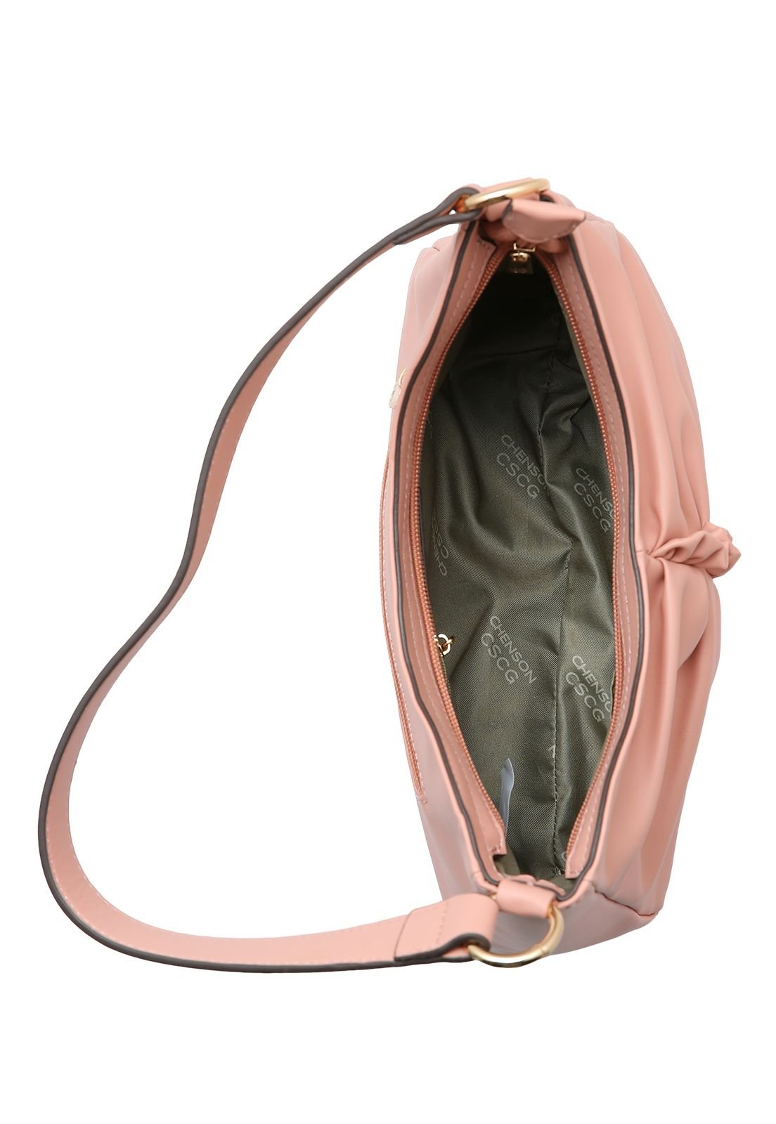 Bolsa Feminina Chenson Detalhe Franzido 3485254 Rosa 4