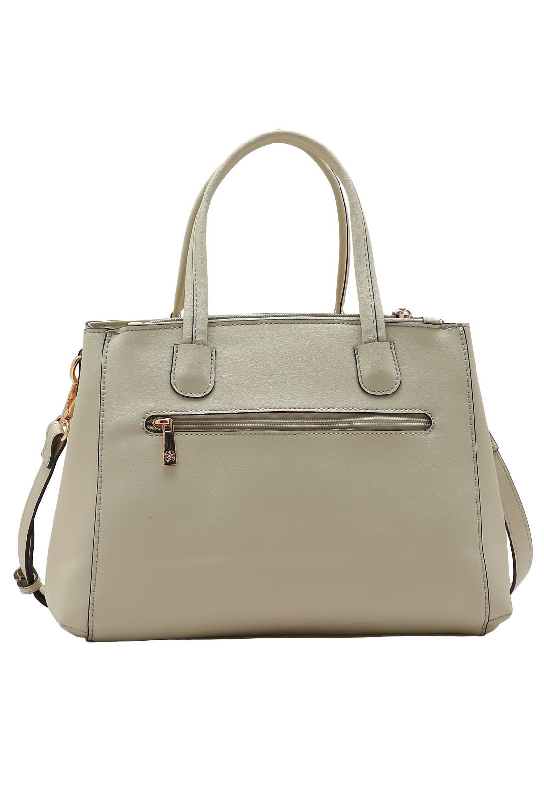 Bolsa Feminina Chenson Mix De Texturas 3485268 Bege 3