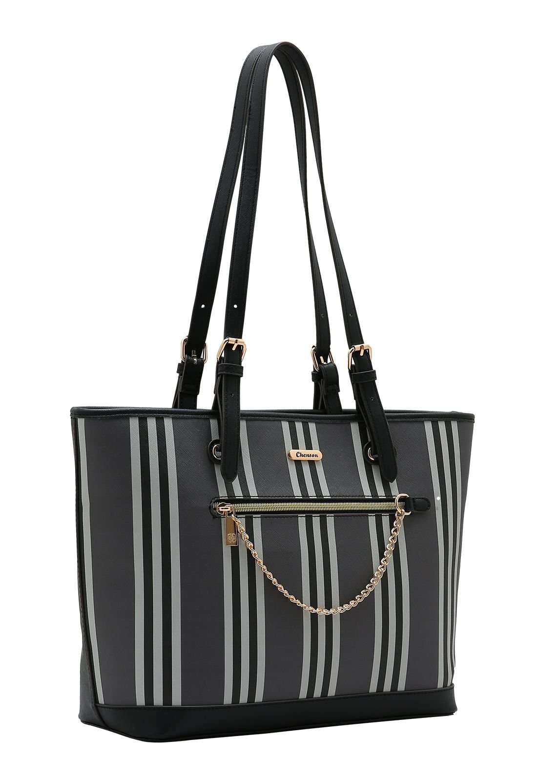 Bolsa Feminina Chenson Listras 3485272