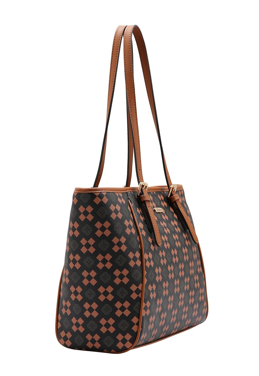 Bolsa Feminina Chenson New Elemento Gráfico 3485292 Café 2