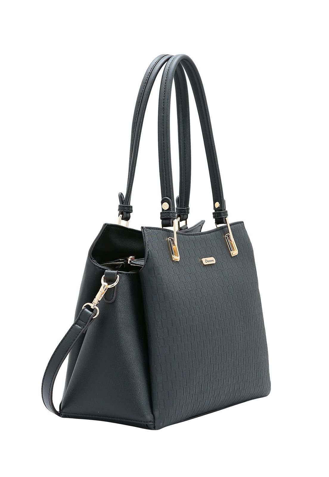 Bolsa Feminina Chenson Textura Chic 3485303 Preto 2