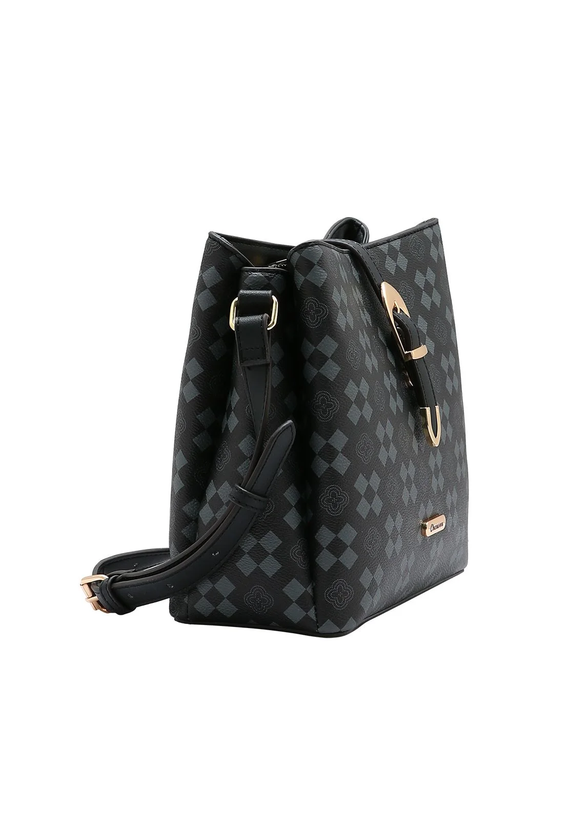 Bolsa Feminina Chenson New Elemento Gráfico 3485297 Preto 2