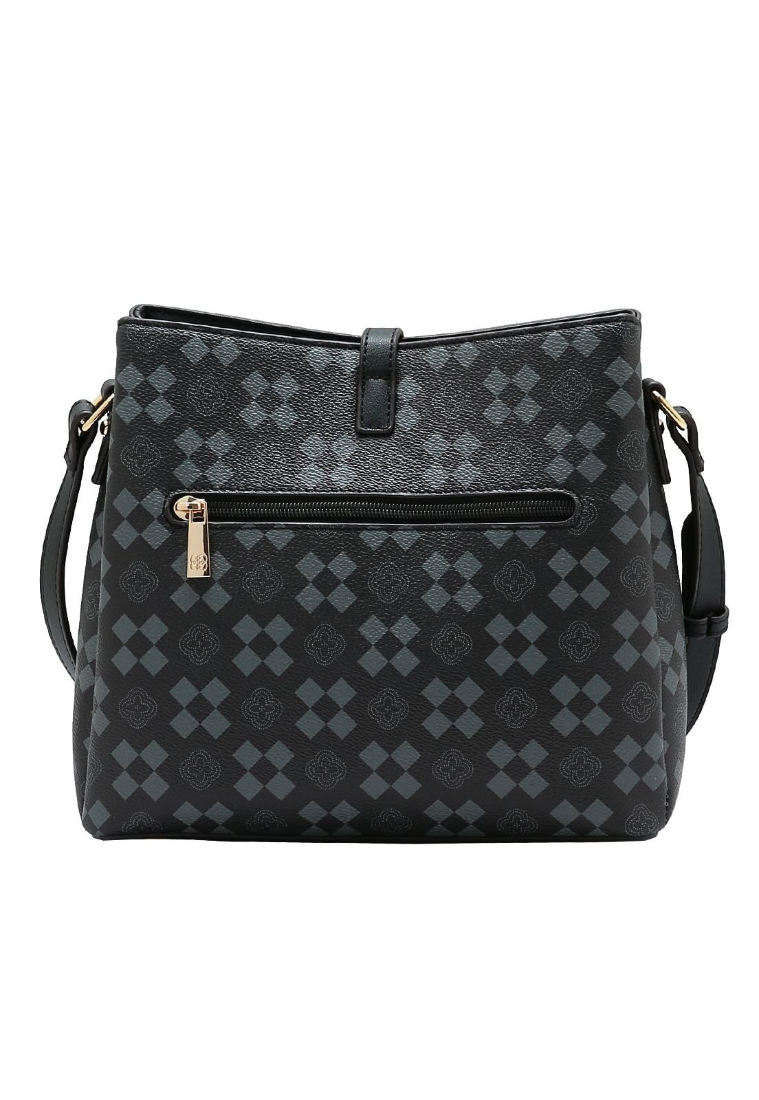 Bolsa Feminina Chenson New Elemento Gráfico 3485297 Preto 3