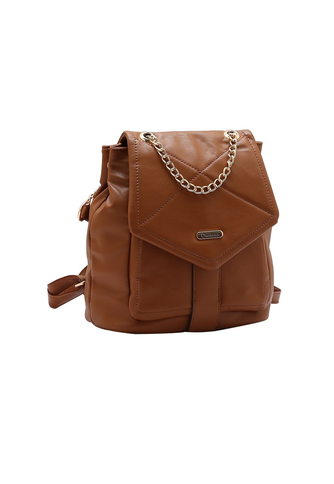 Mochila Feminina Chenson Soft Chic 8485281 Marrom