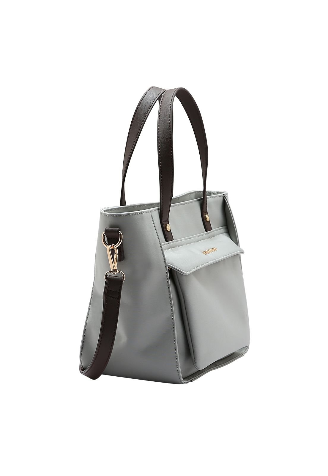 Bolsa Feminina Chenson Microfiber Casual Mão  3185115 Cinza 2