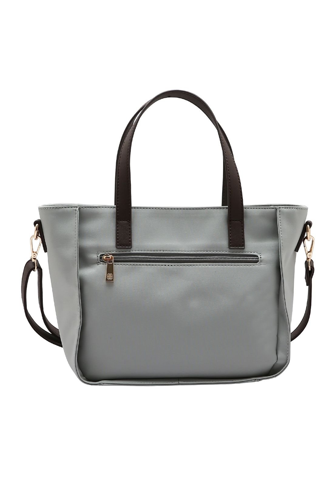 Bolsa Feminina Chenson Microfiber Casual Mão  3185115 Cinza 3