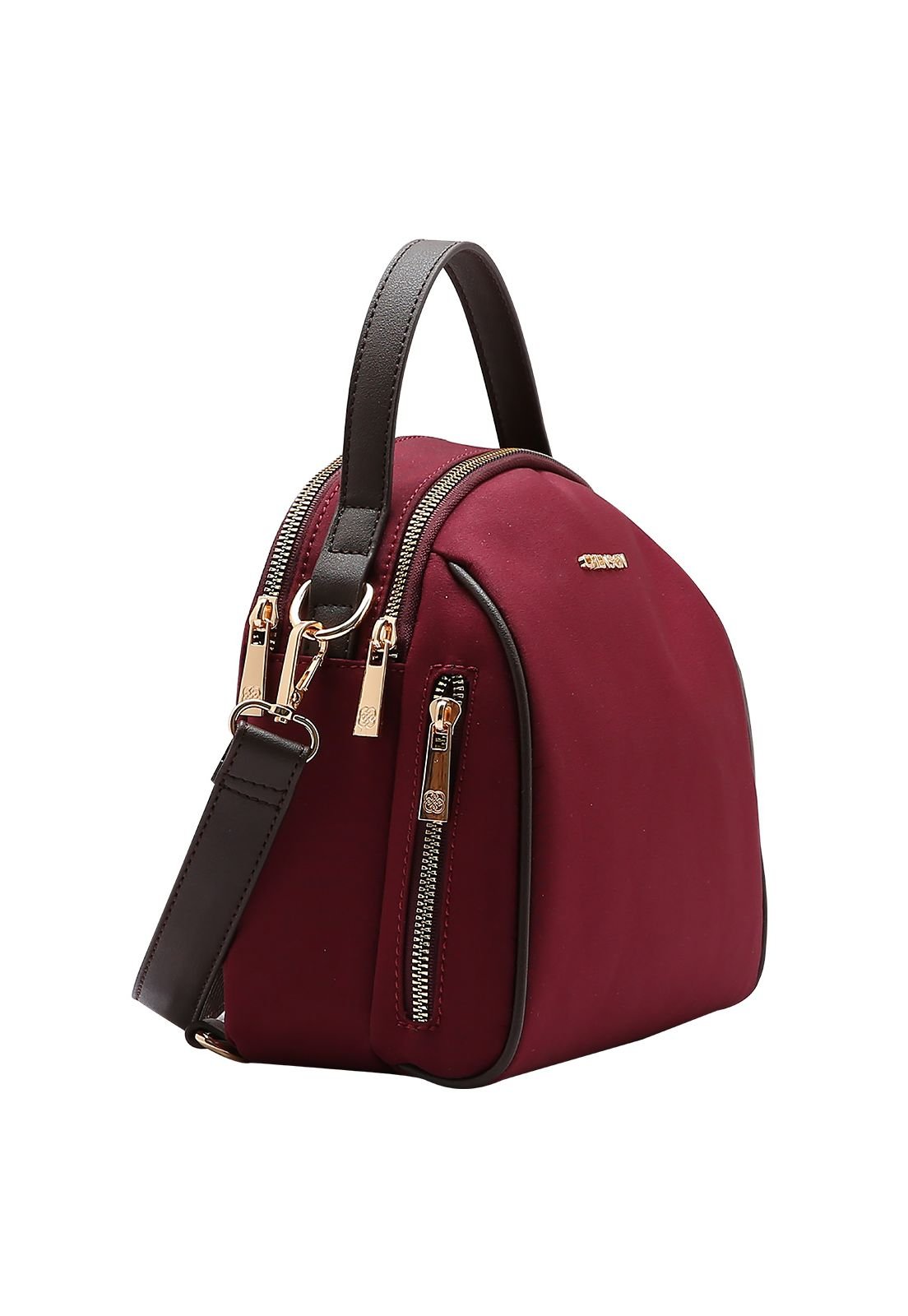 Bolsa Mochila Feminina Chenson Microfiber 3185116 Vinho 2