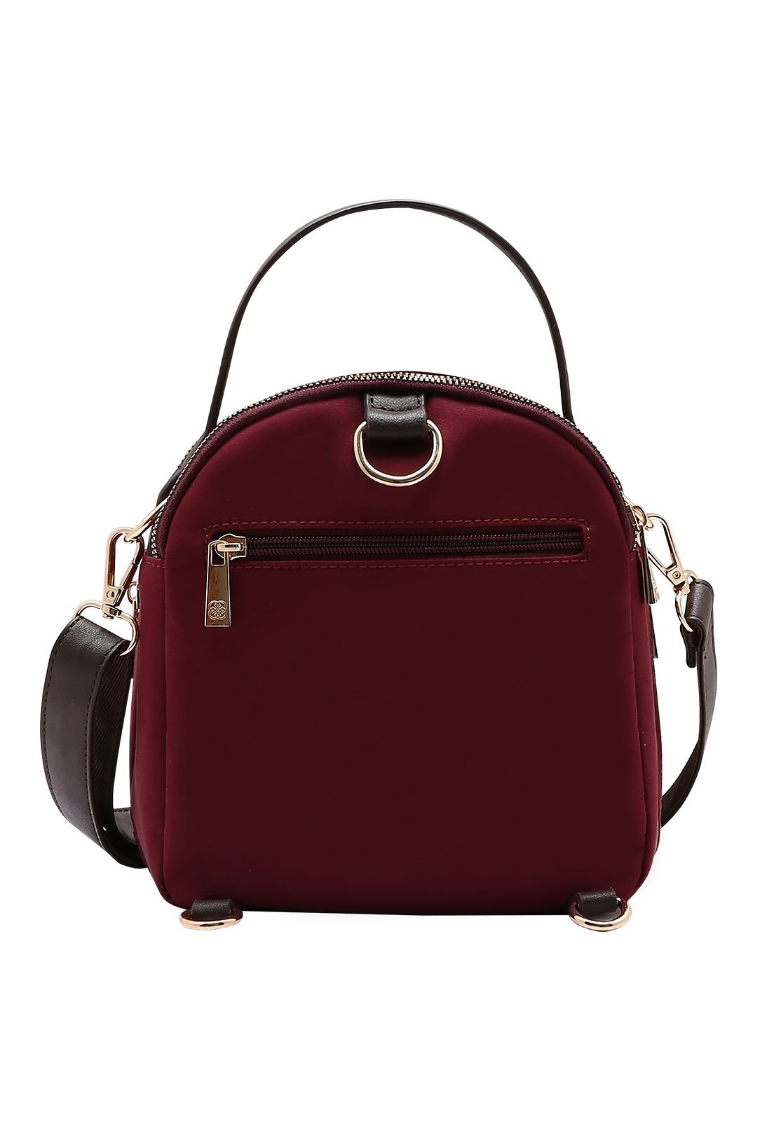 Bolsa Mochila Feminina Chenson Microfiber 3185116 Vinho 3
