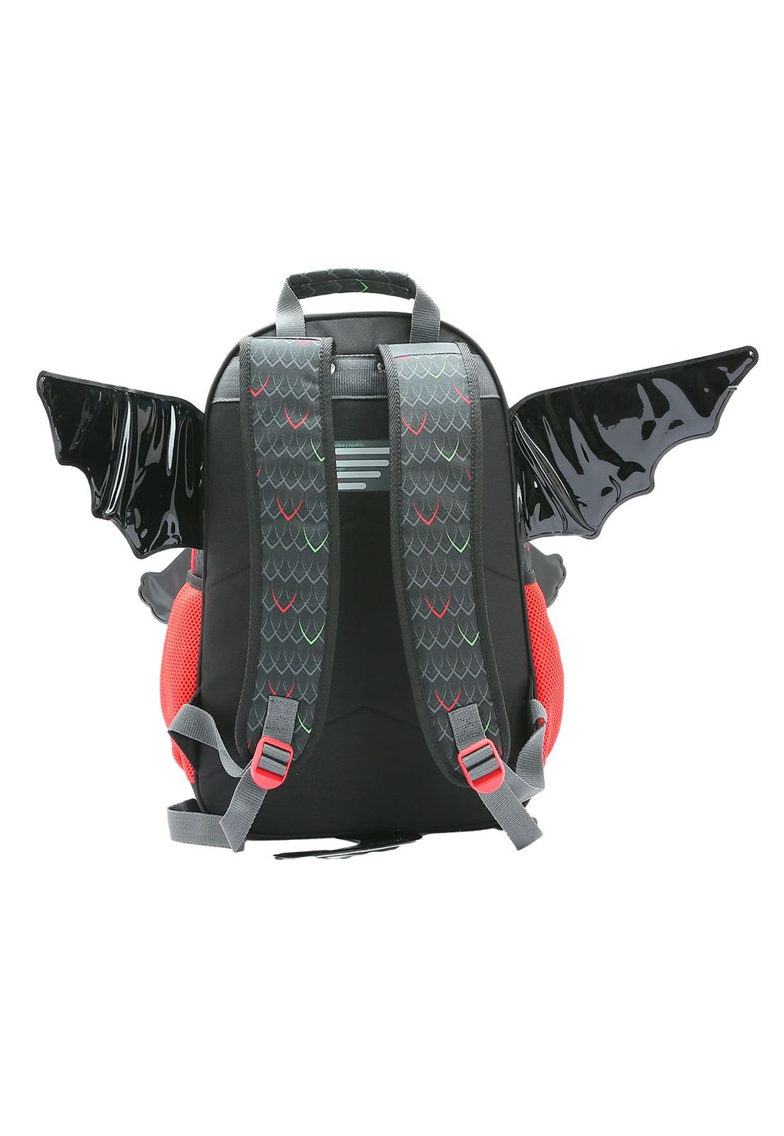 Mochila Monster Menino Preto Infantil Republic Vix 8732977 Preto 3