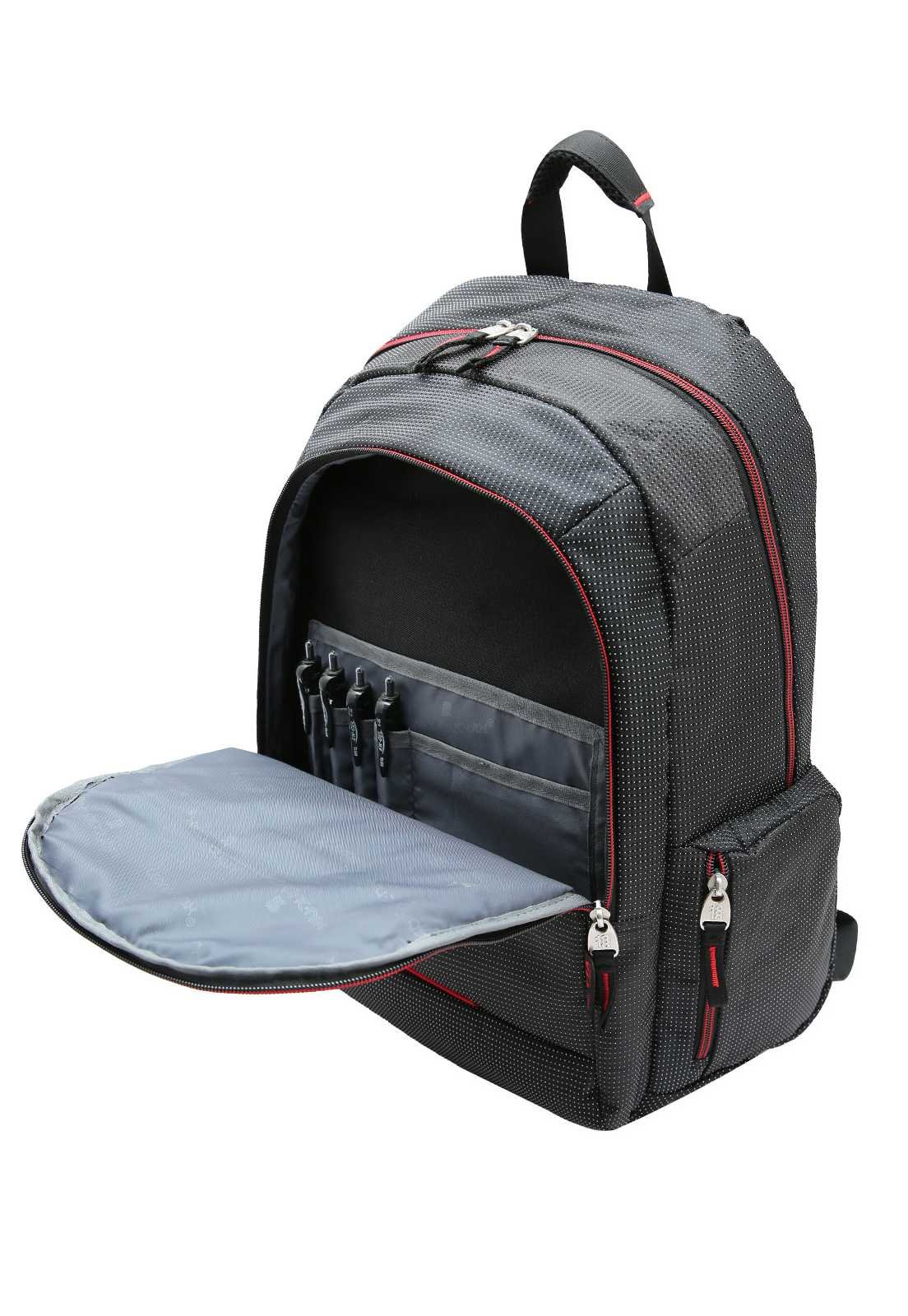 Mochila Casual Masculina Republic Vix 8760020 - 19.0" Preto 4