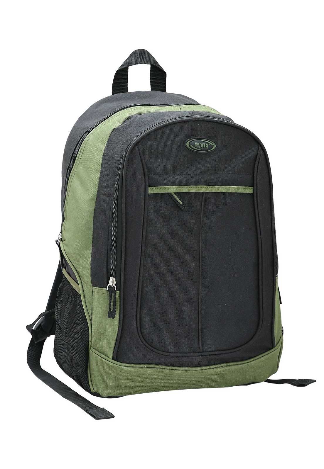 Mochila Escolar Juvenil Republic Vix 8720432 Preto/Azul 7