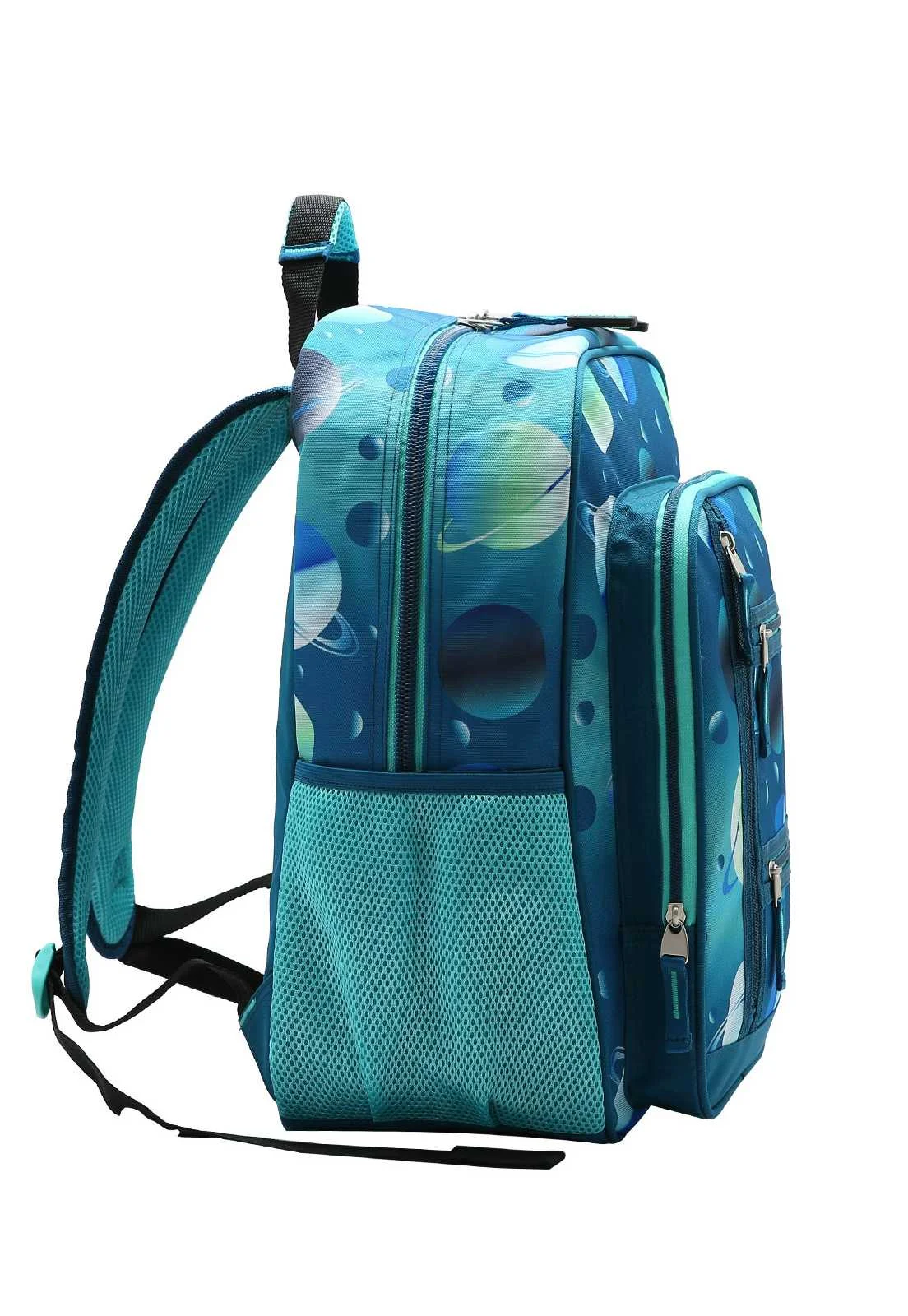 Mochila Infantil Escolar Estampada Espaço Sideral 8734658 Azul 2