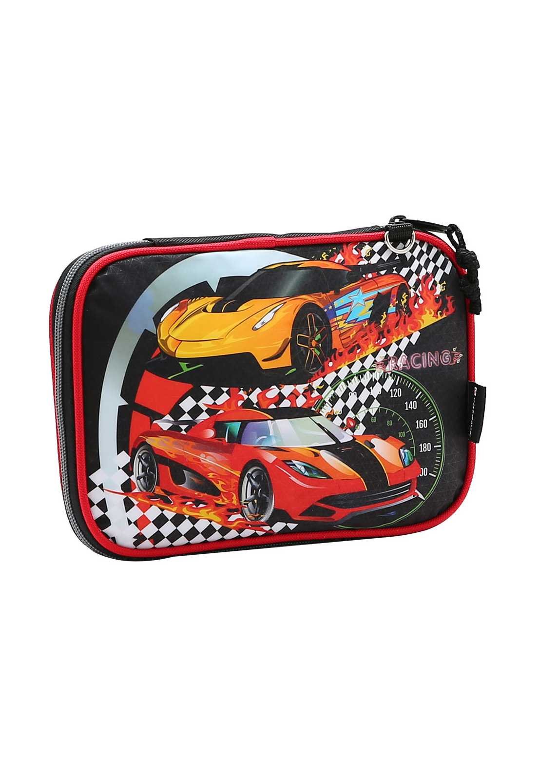Estojo Escolar Menino Estampa Carros de Corrida 0734373