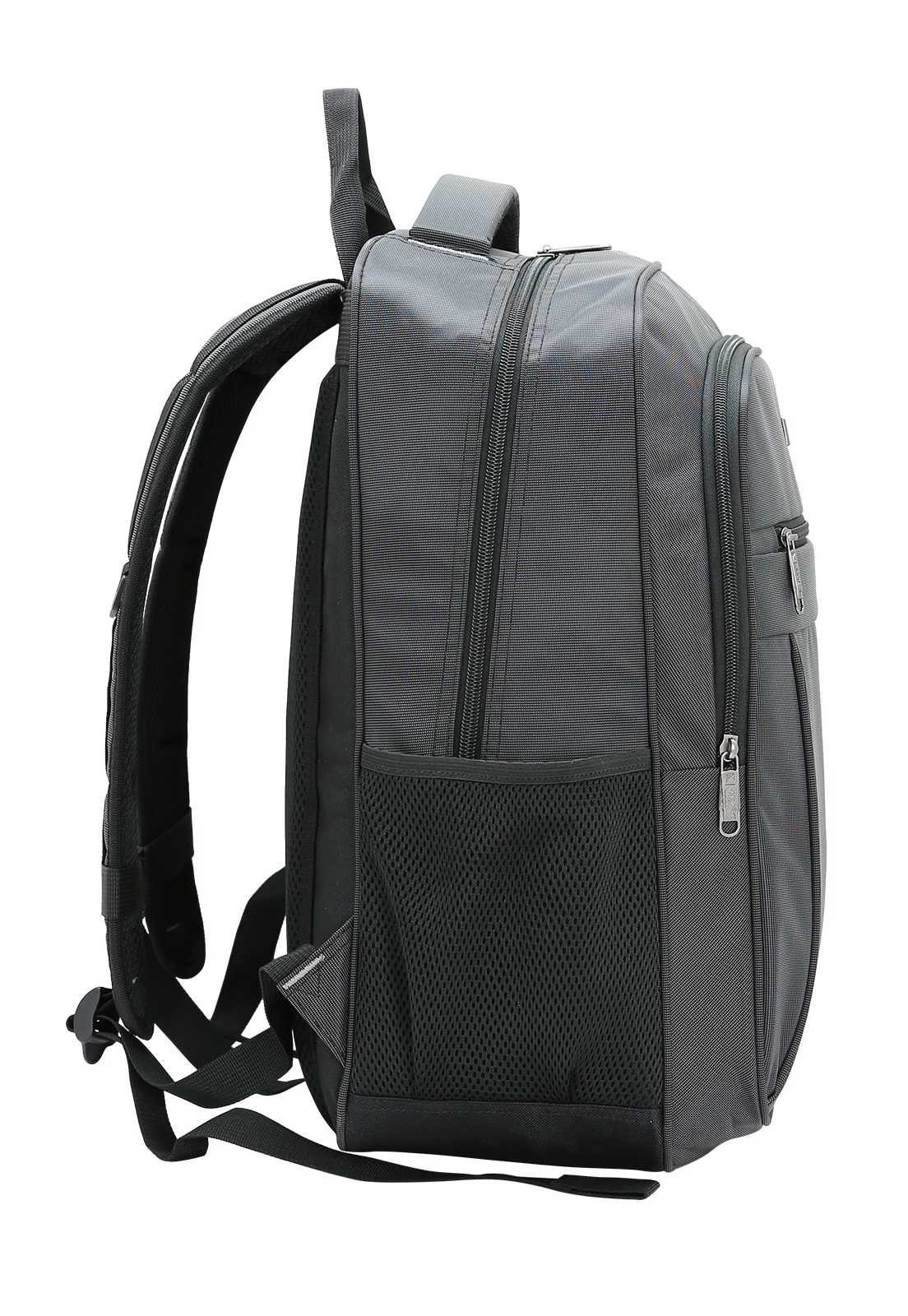 Mochila Executiva Notebook Masculina 8734252 - 19.0" Cinza 2