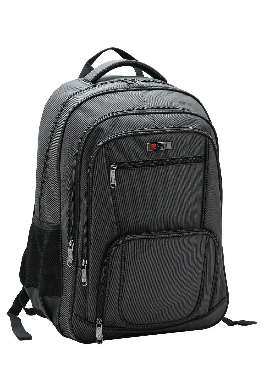 Mochila Executiva Notebook Masculina 8734257 - 19.0" Cinza 1