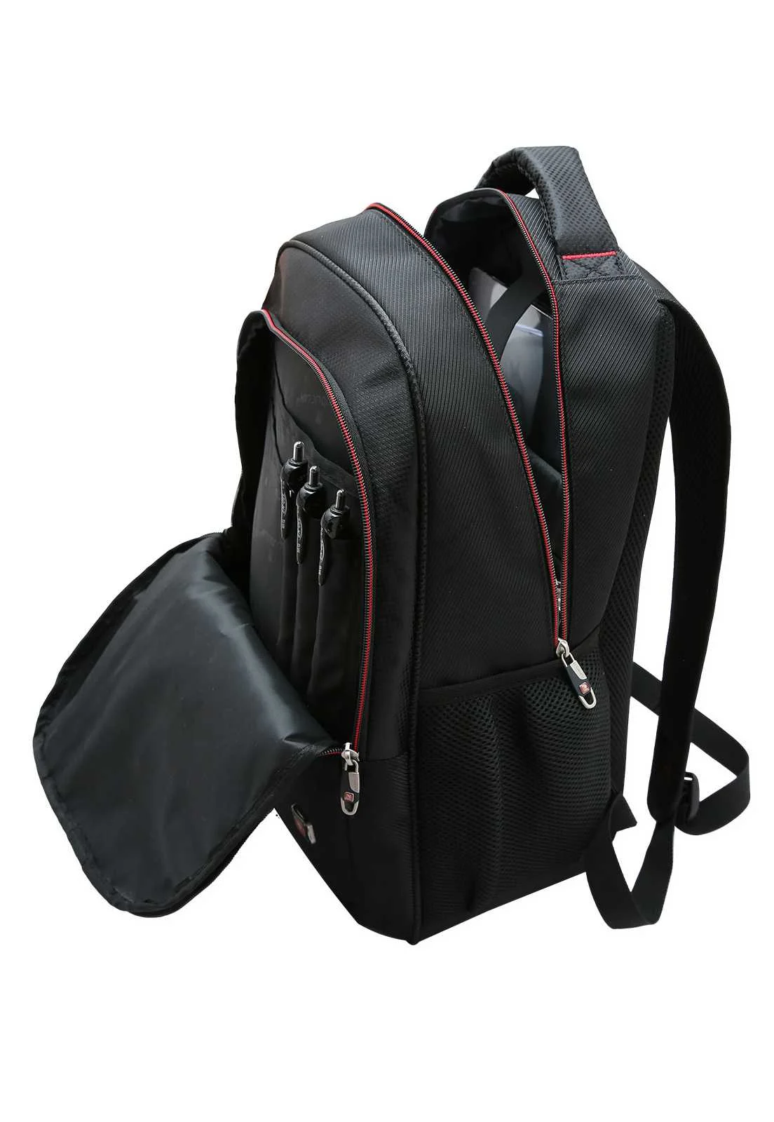 Mochila Executiva Notebook Masculina 8730690 - 18.0" Preto 4