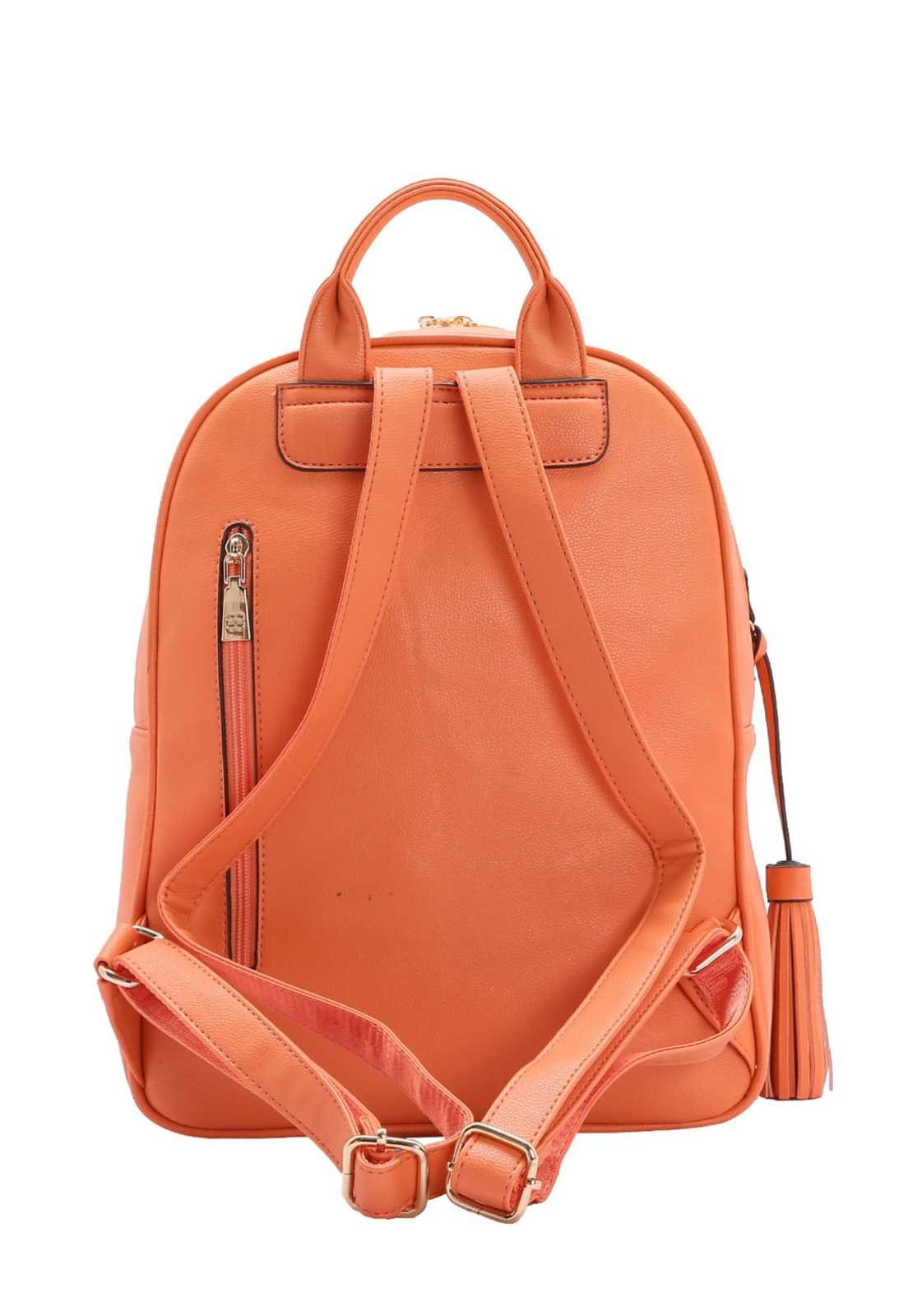 Mochila Feminina Chenson Clássica 8484293 Laranja 3