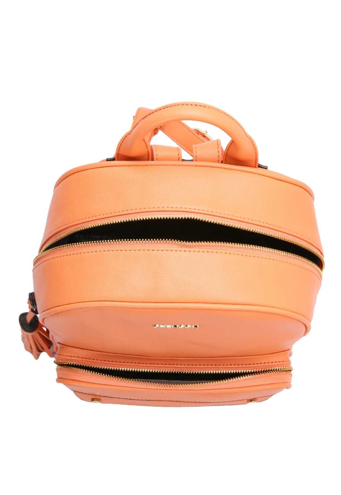 Mochila Feminina Chenson Clássica 8484293 Laranja 4