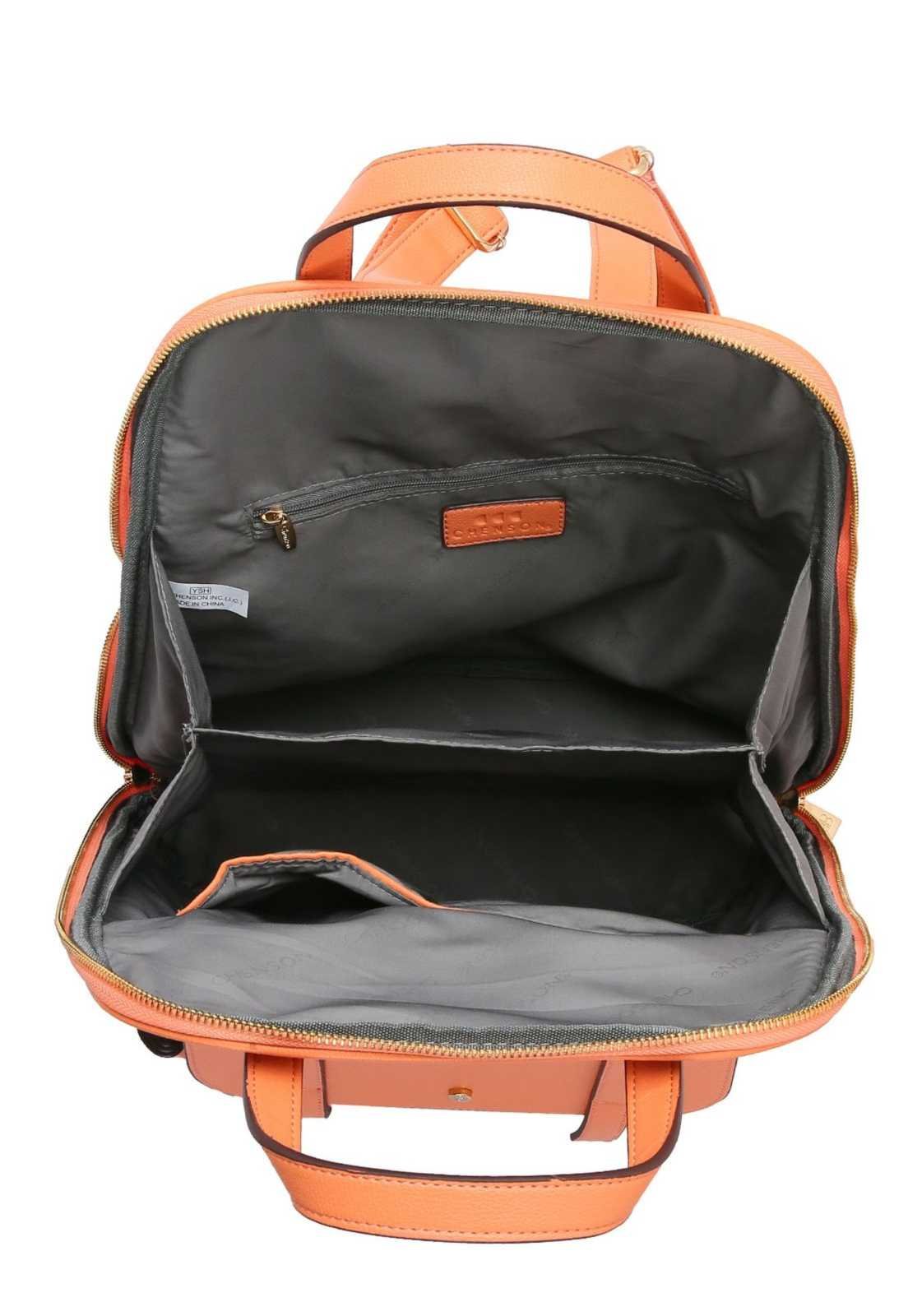 Mochila Feminina Chenson Clássica 8484294 Laranja 4