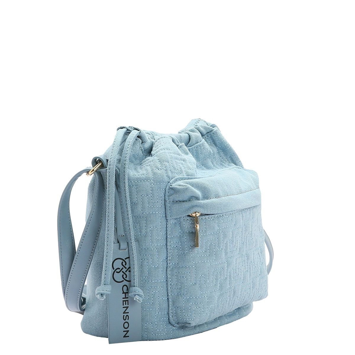 Bolsa Feminina Chenson Saco Jeans Transversal 3684559 Azul 2
