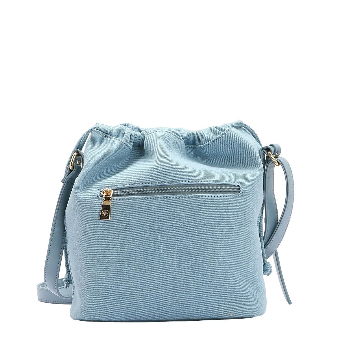 Bolsa Feminina Chenson Saco Jeans Transversal 3684559 Azul 3