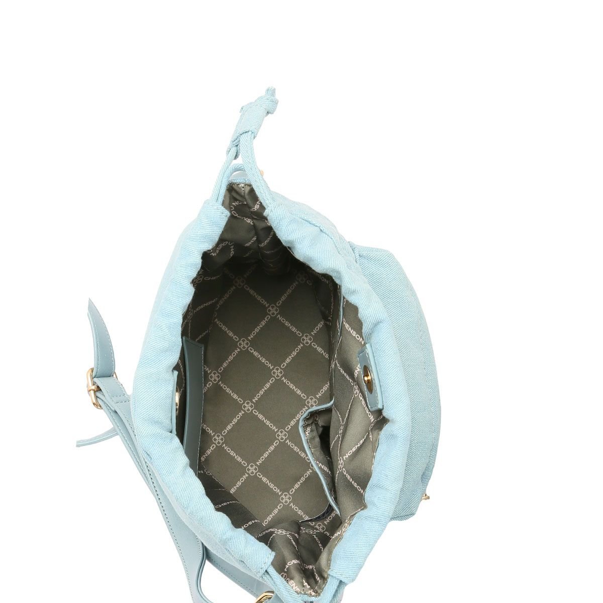 Bolsa Feminina Chenson Saco Jeans Transversal 3684559 Azul 4