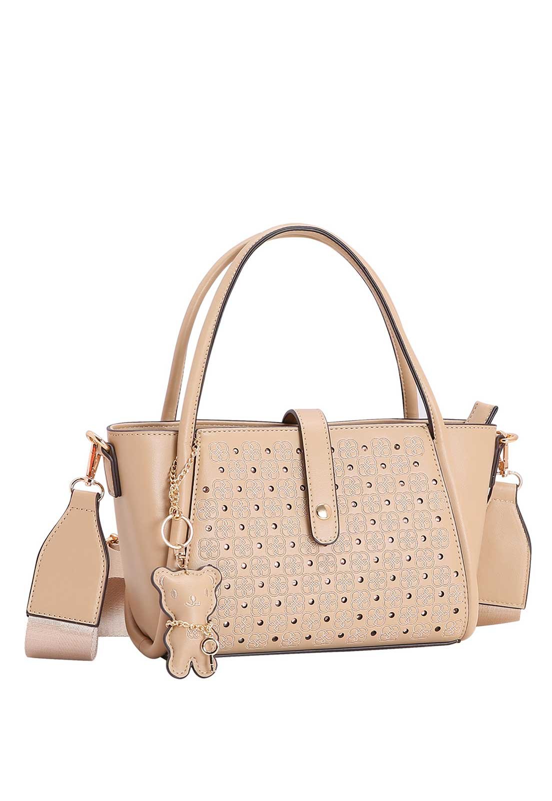 Bolsa Feminina Chenson Bordado Monograma Mão 3483942