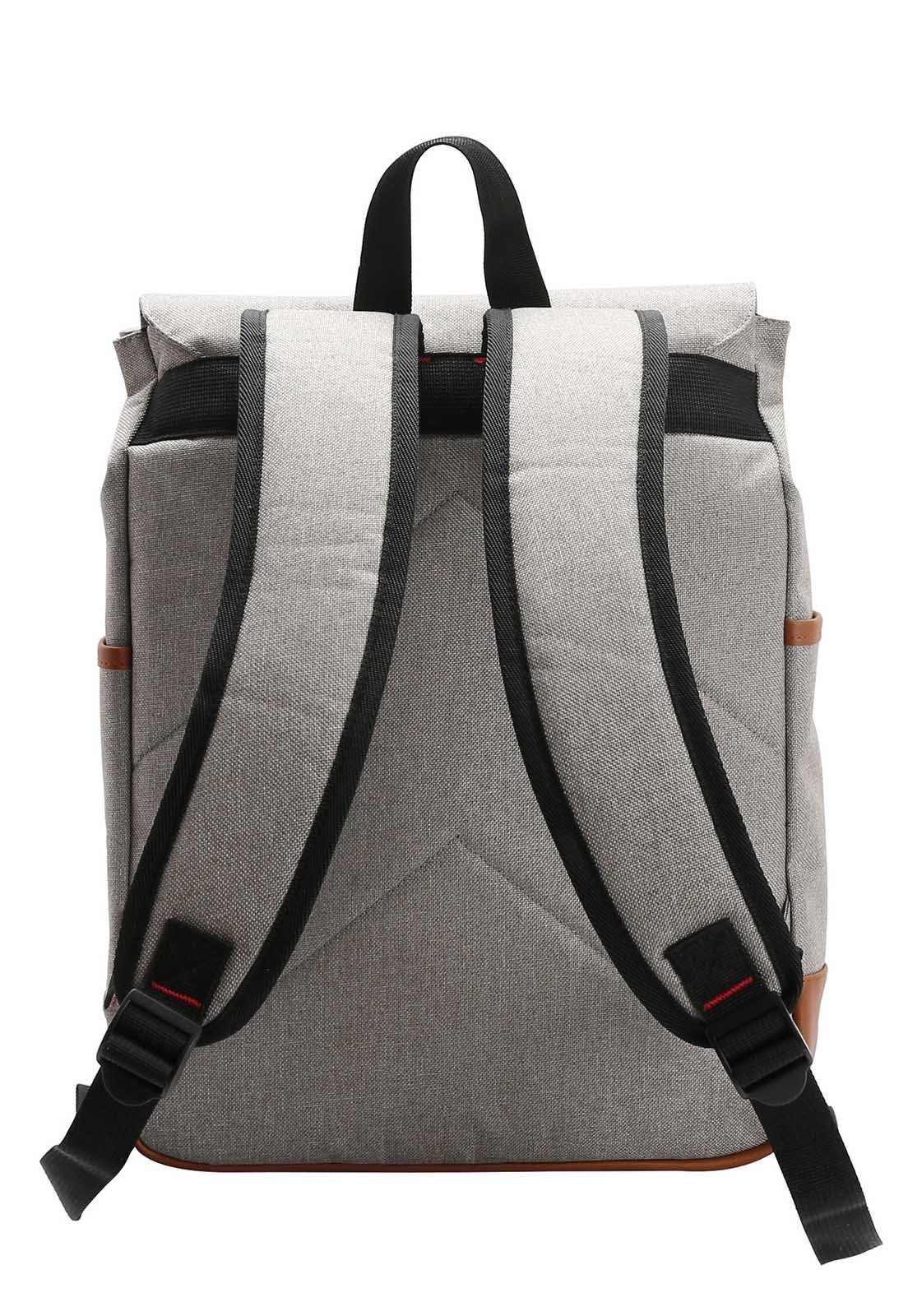 Mochila Porta Notebook Executiva Anatomica Espaçosa Resistente 15" 13L Cinza 3