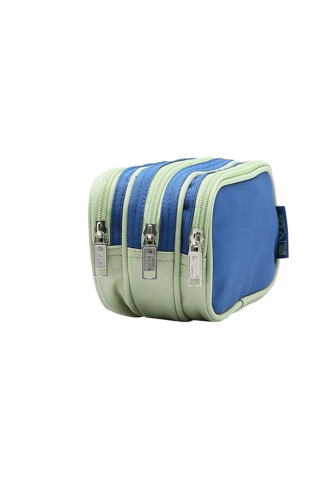 Estojo Triplo Escolar Republic Vix Azul 2