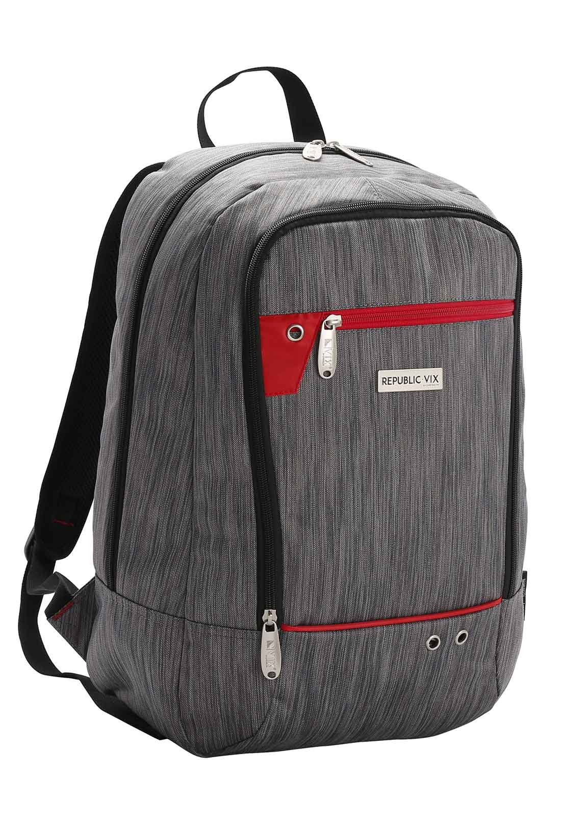 Mochila Porta Notebook Executiva Anatomica Espaçosa Resistente 17.5" 18L Cinza 2