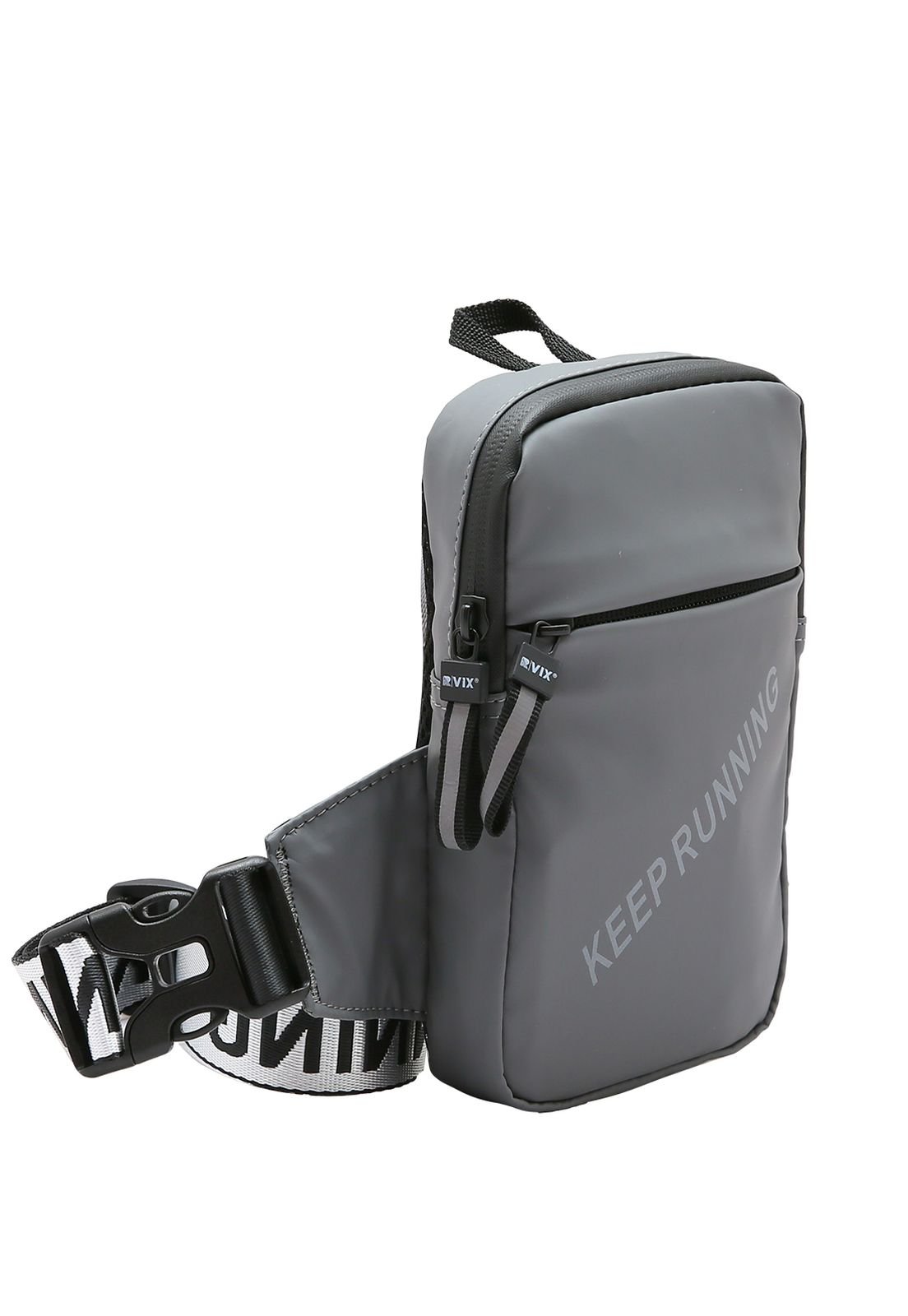 Bolsa Transversal Fitness Alta Performance Viagem Chenson Cinza 2