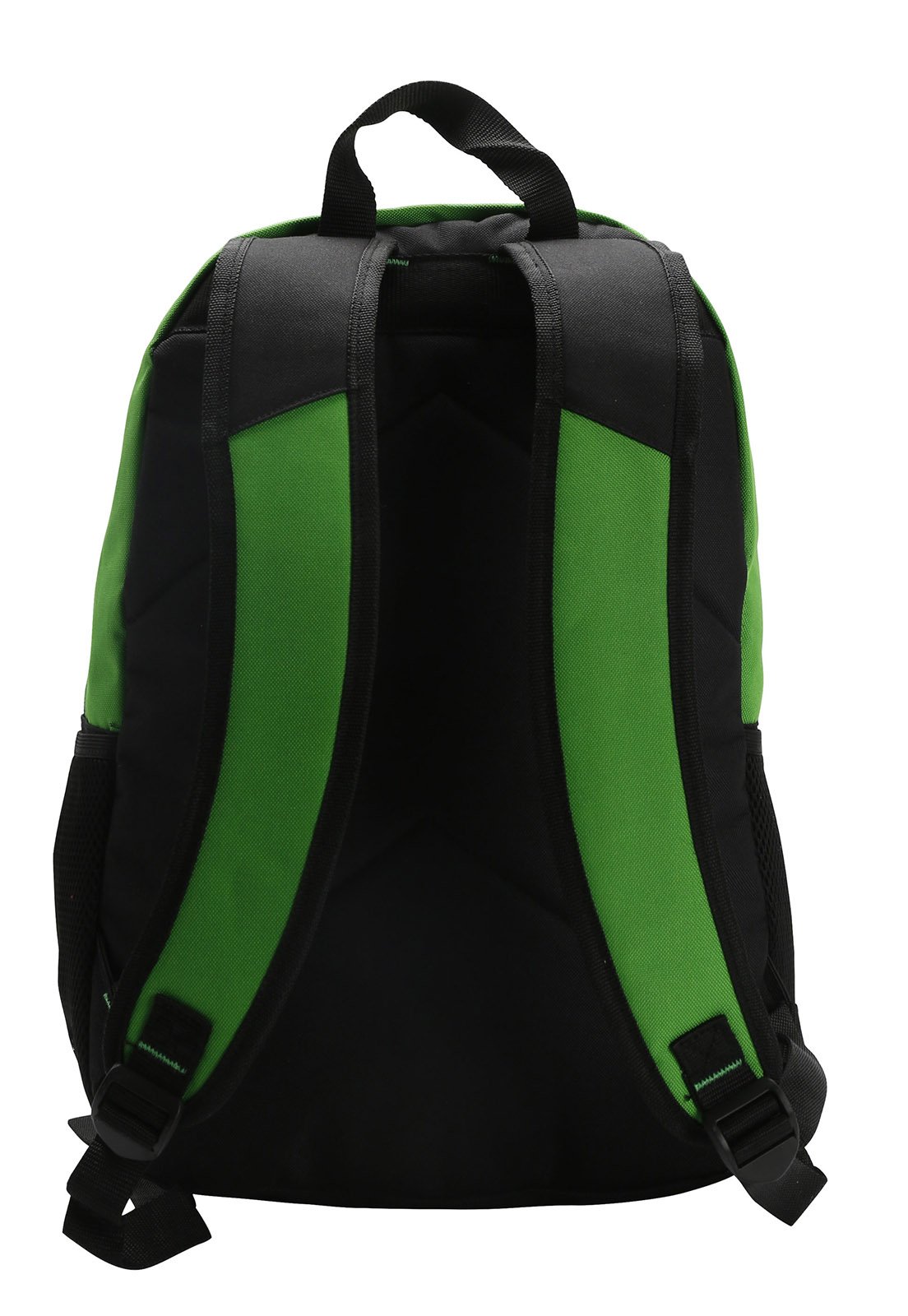 Mochila Escolar Casual Leve Espaçosa Resistente 18" 21L Verde 3