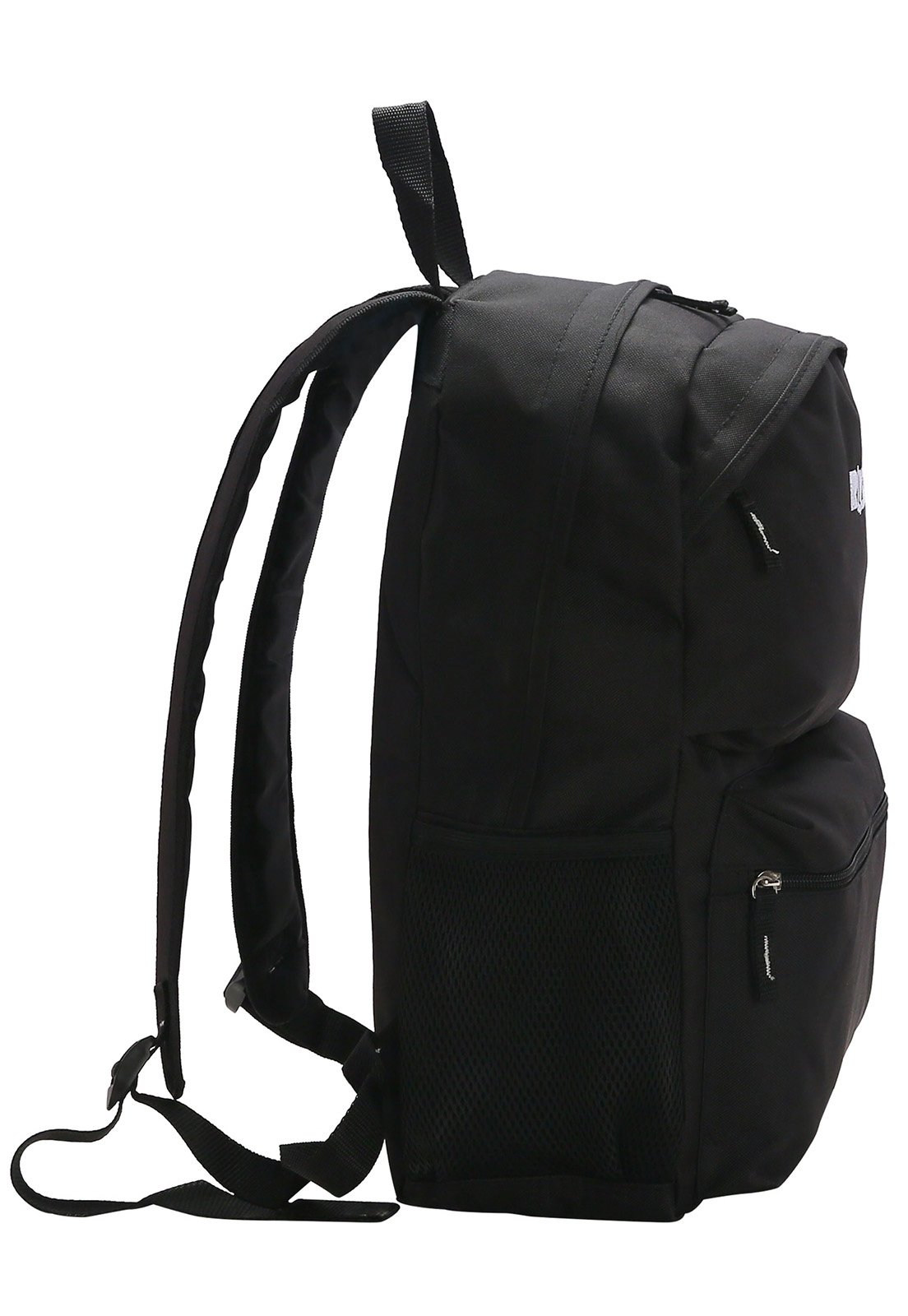Mochila Escolar Casual Leve Espaçosa Resistente 17" 19L Preto 2