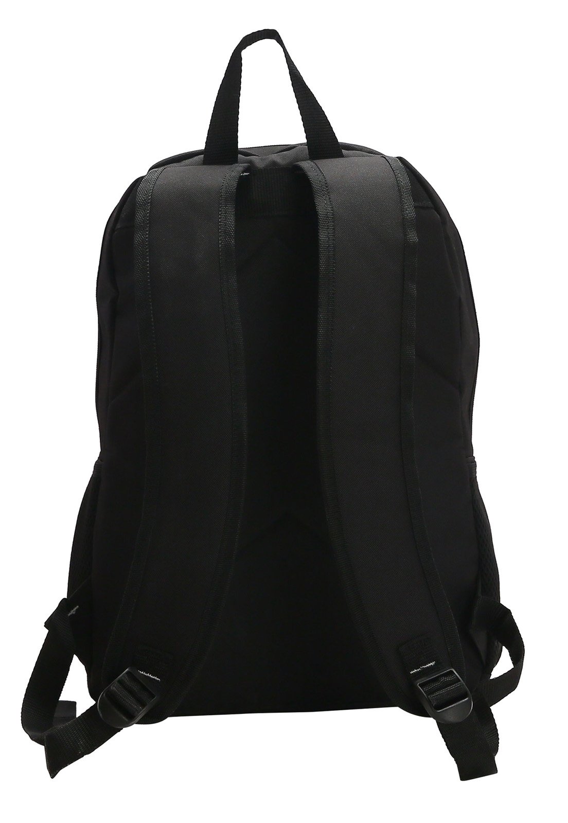 Mochila Escolar Casual Leve Espaçosa Resistente 17" 19L Preto 3