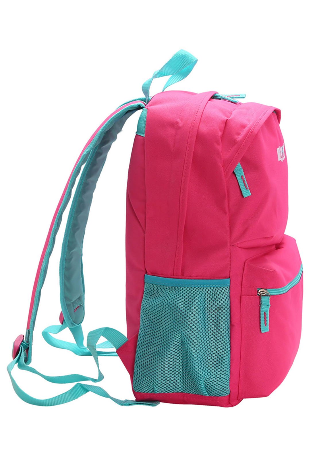 Mochila Escolar Casual Leve Espaçosa Resistente 17" 19L Rosa 2