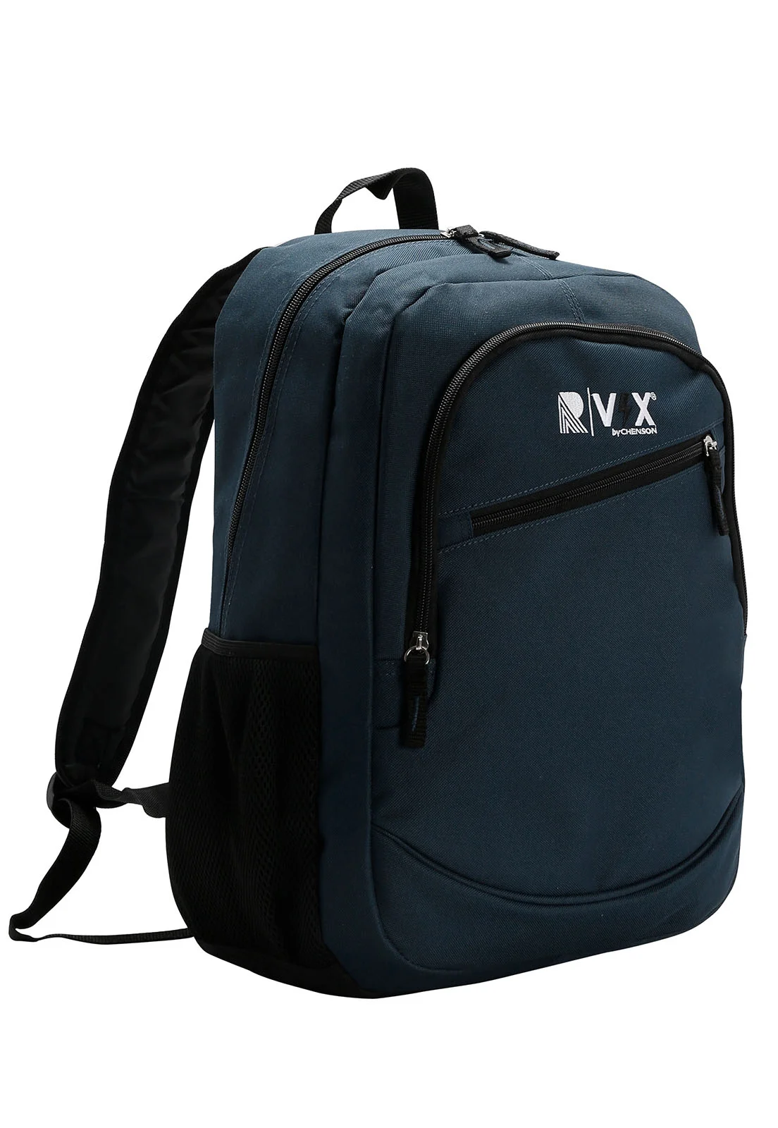 Mochila Escolar Casual Leve Espaçosa Resistente 18" 20L Azul 2