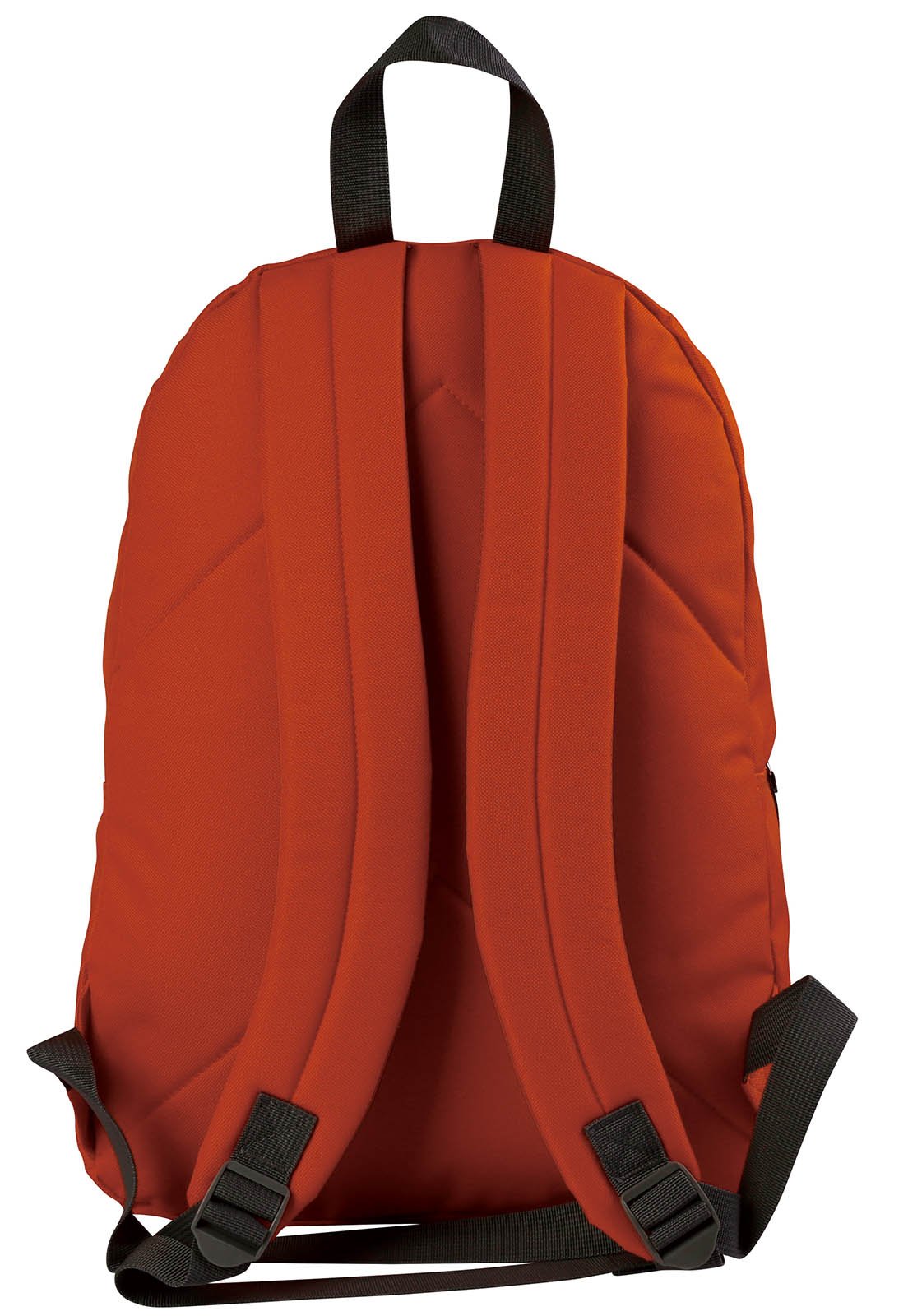 Mochila Escolar Casual Leve Espaçosa Resistente 18" 18L Laranja 2