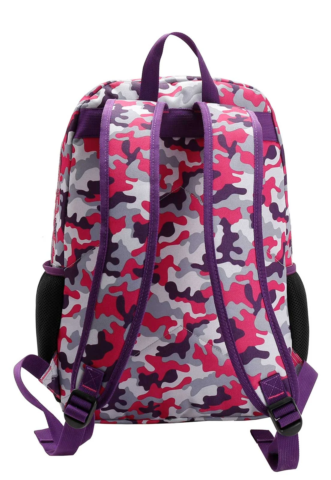 Mochila Juvenil Teen Escolar Casual Espaçosa Resistente Rosa 3