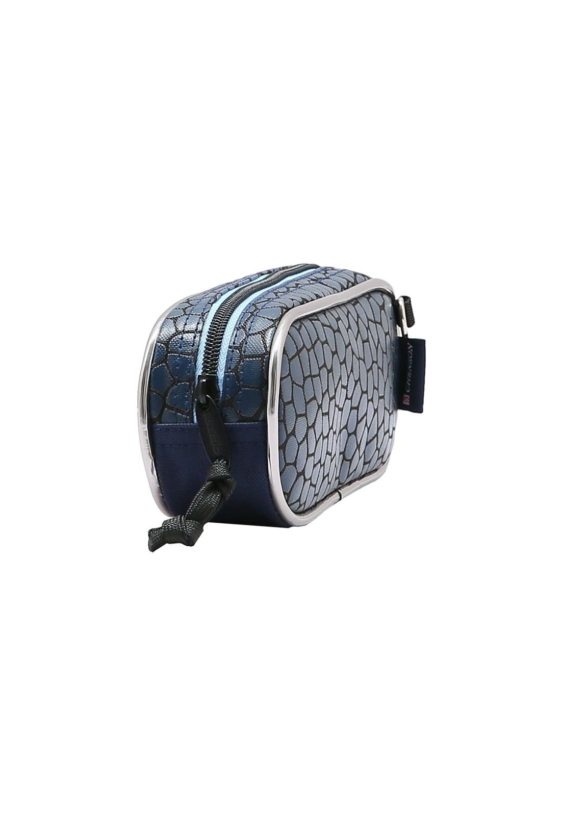 Estojo Duplo Dinossauro Menino Infantil Republic Vix Azul 2