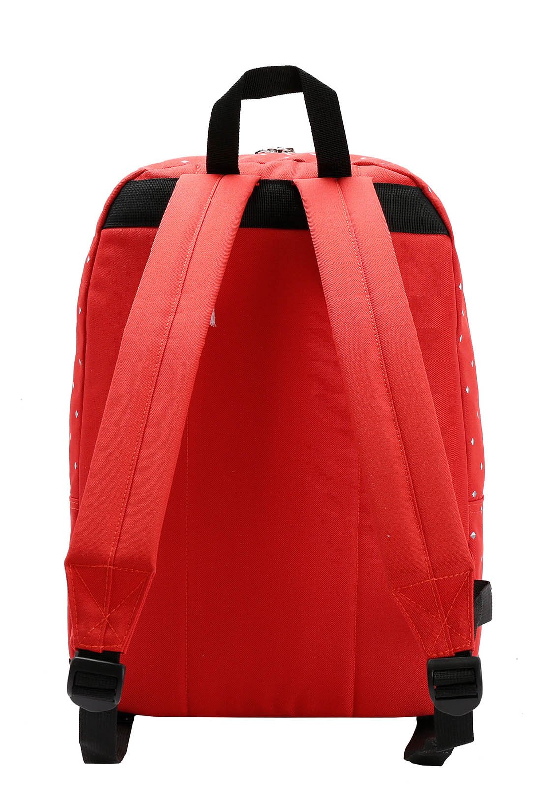 Mochila Escolar Casual Leve Espaçosa Resistente 17" 15L Vermelho 3