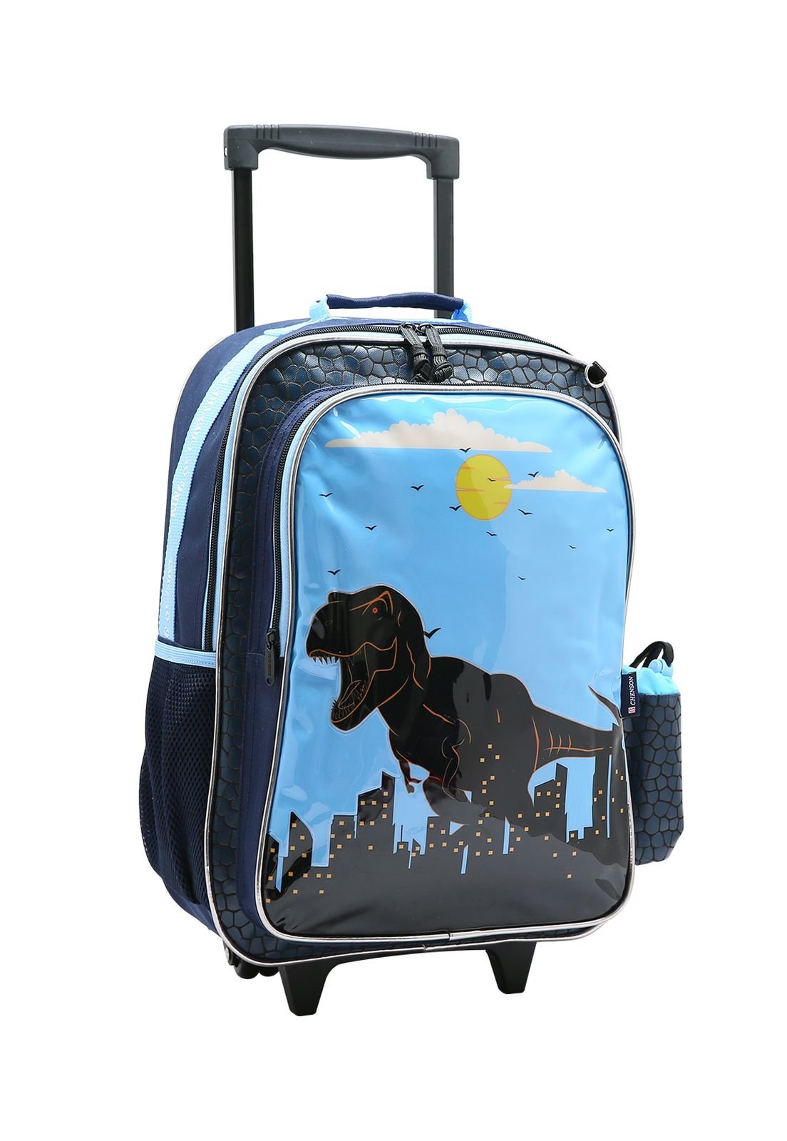 Mochila Dinoussauro Menino com Rodinhas Infantil Republic Vix