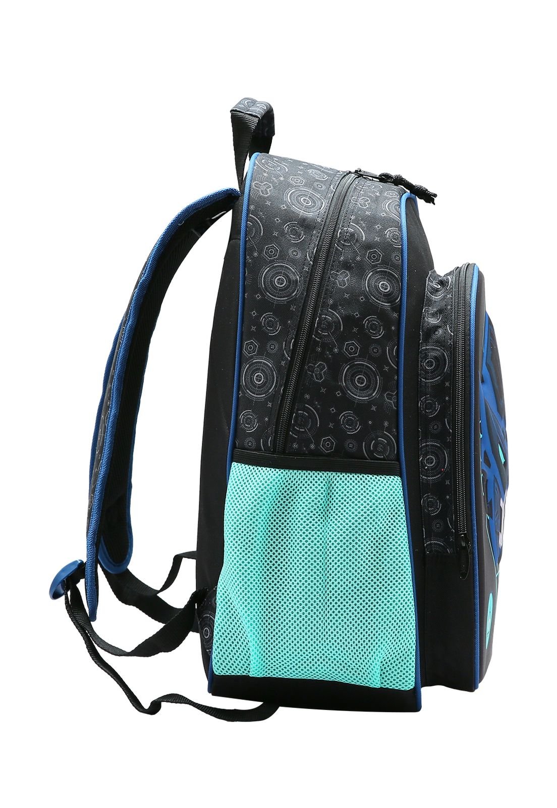 Mochila Menino Infantil Republic Vix Preto 2