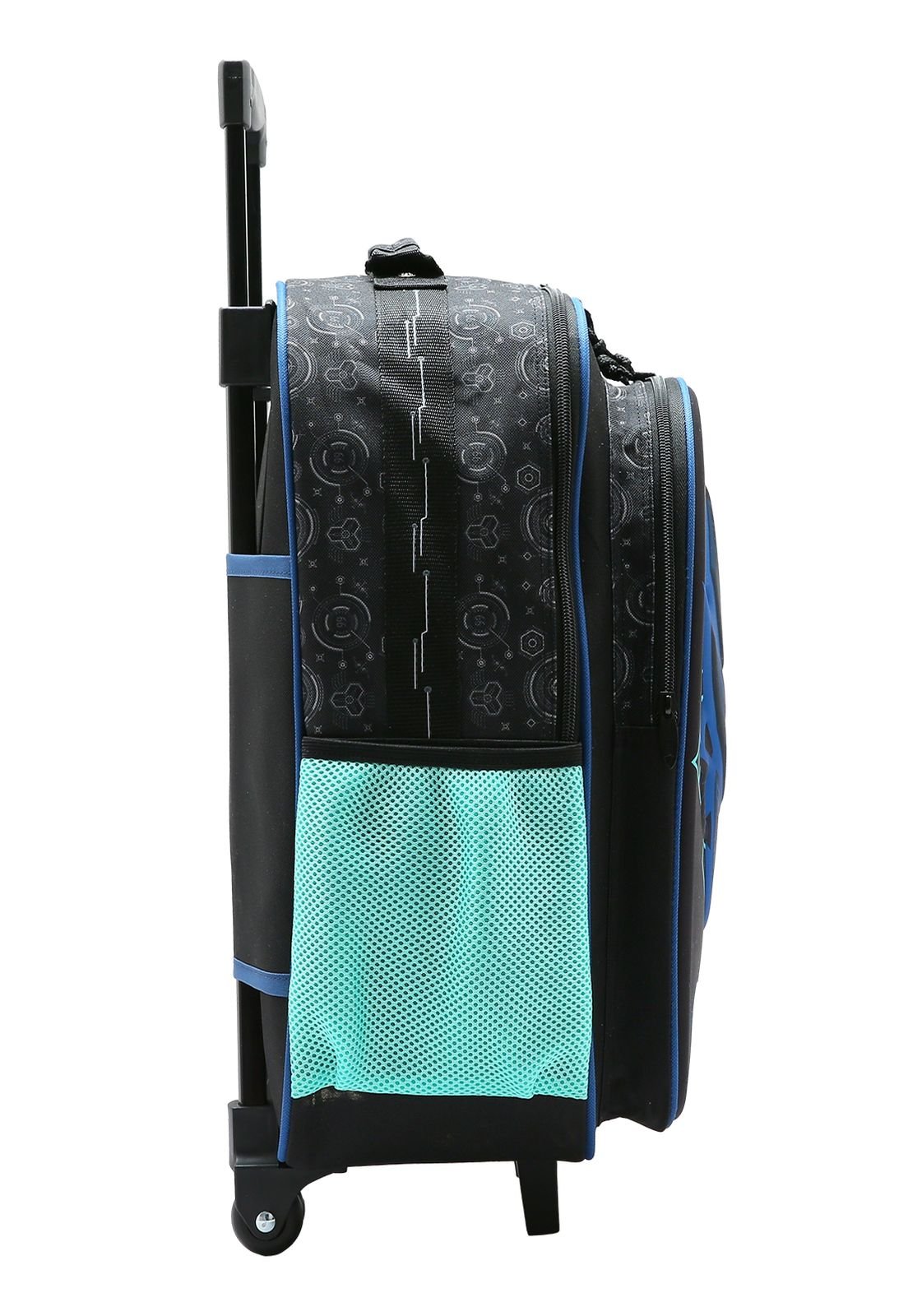 Mochila Menino com Rodinhas Infantil Republic Vix Preto 2