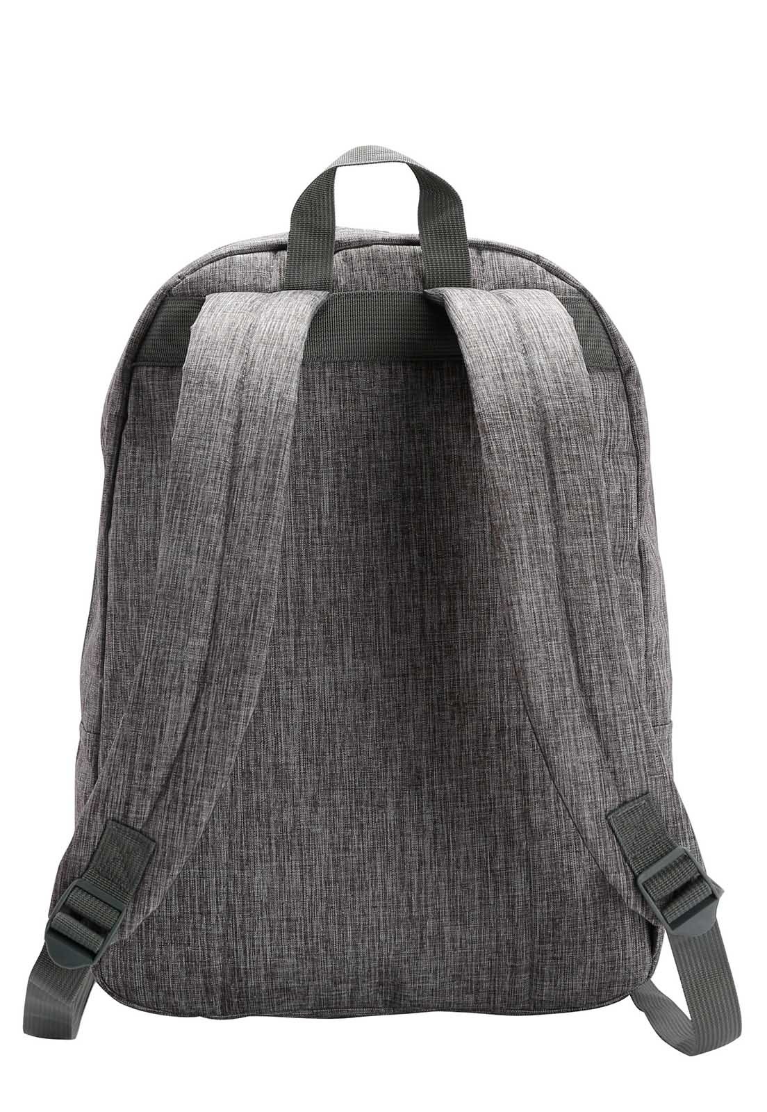 Mochila Escolar Casual Leve Espaçosa Resistente 16.5" 17L Cinza 3