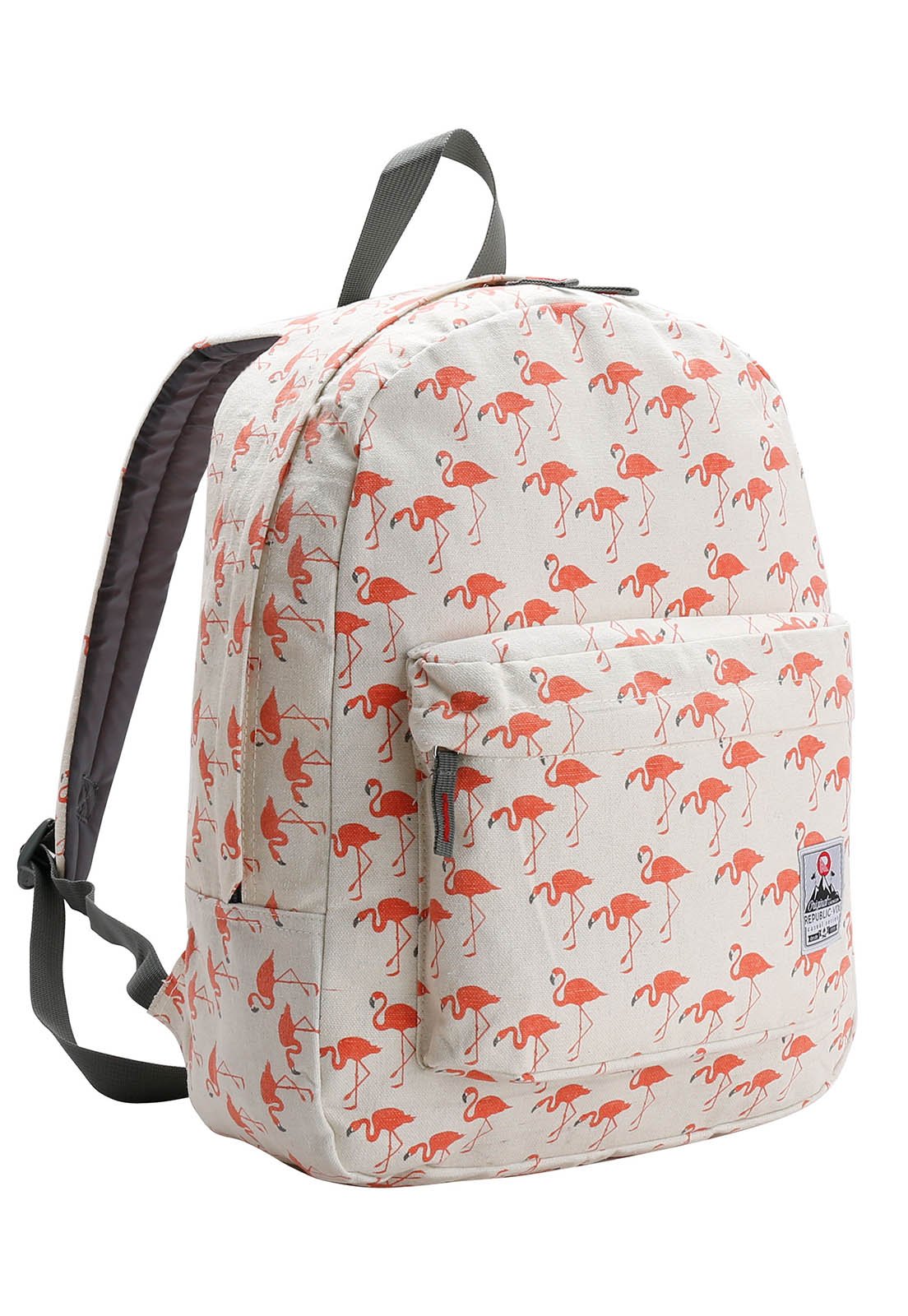 Mochila Juvenil Teen Escolar Casual Espaçosa Resistente 16.5" 21L Bege 2