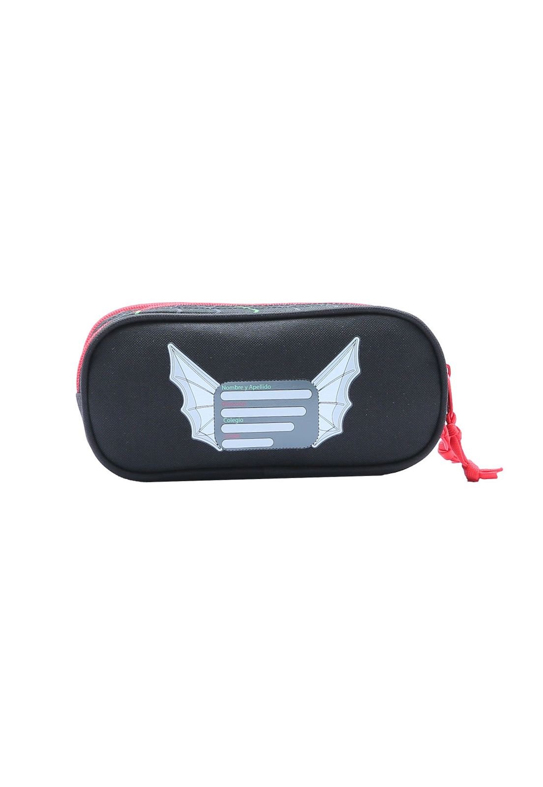 Estojo Duplo Monster Menino Infantil Republic Vix Preto 3